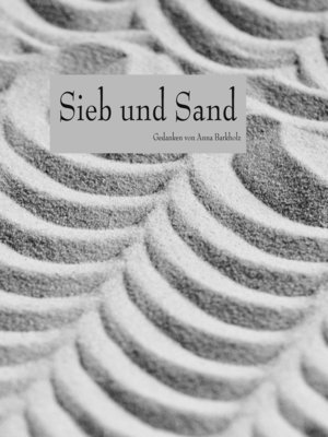 cover image of Sieb und Sand